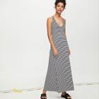 Shein Deep V-neck Striped Cami Dress