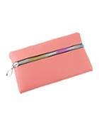 Shein Pink Pu Leather Clutch Bag