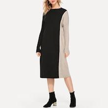 Shein Cut And Sew Sweater Dress