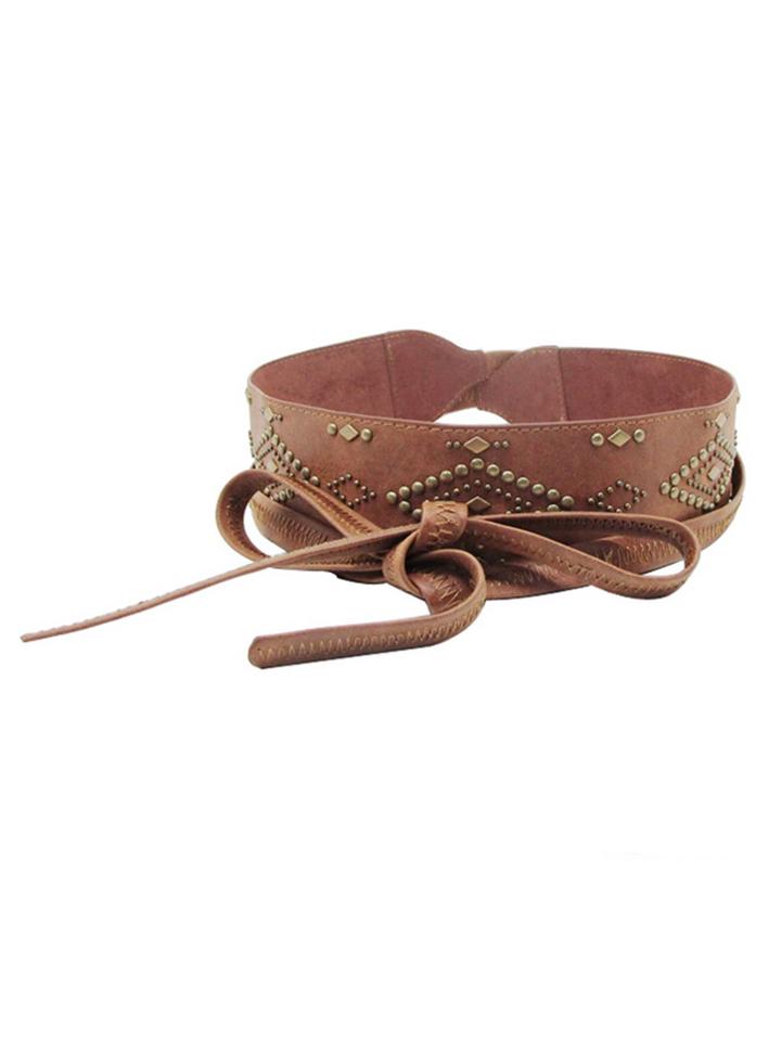 Shein Self Tie Studded Belt