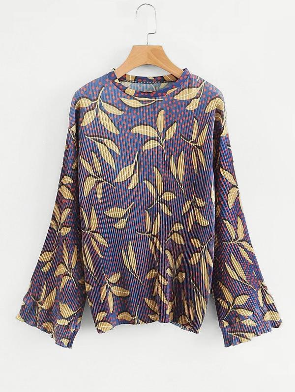Shein Oversized Pleated Blouse
