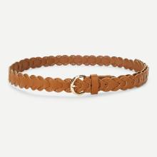 Shein Woven Design Pu Belt