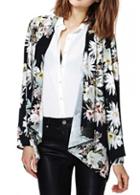 Rosewe European Style Long Sleeve Printed Cardigans For Lady