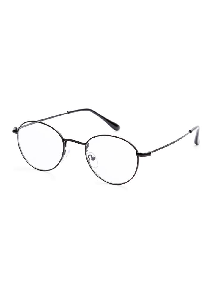 Shein Black Frame Clear Lens Glasses