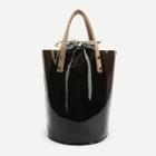 Shein Double Handle Drawstring Tote Bag