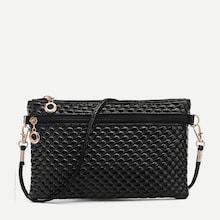 Shein Texture Embossed Crossbody Bag