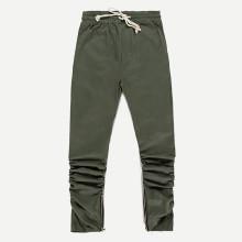 Shein Men Zip Decoration Drawstring Pants