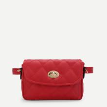Shein Twistlock Quilted Bum Bag