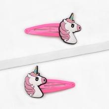 Shein Girls Unicorn Decorated Hair Clip 1pair