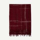 Shein Christmas Fringe Hem Scarf