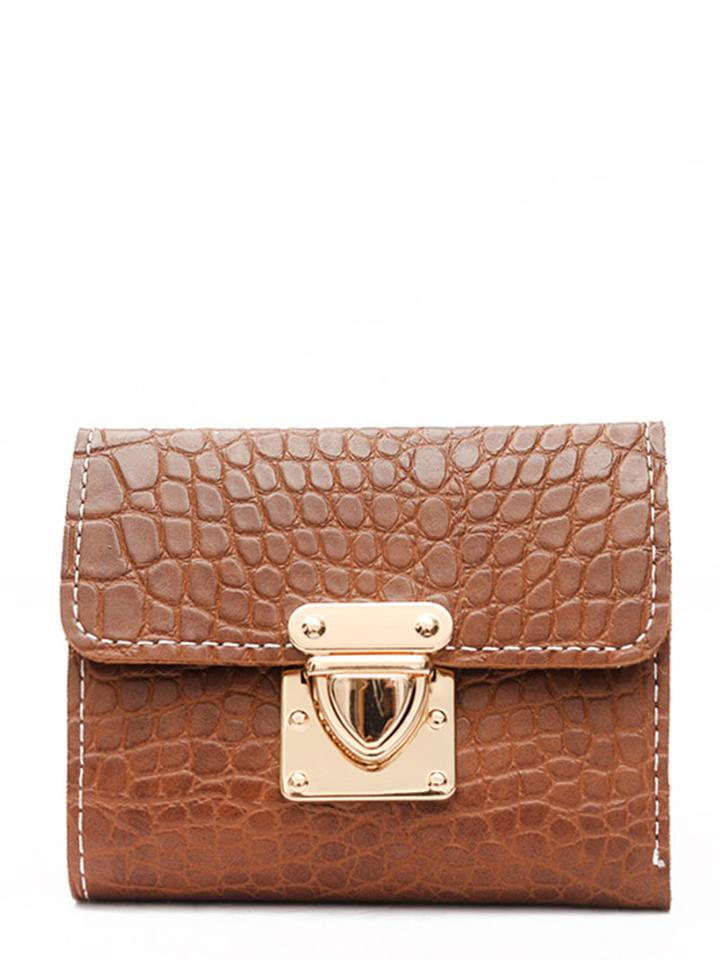 Shein Snakeskin Print Pu Clutch Bag
