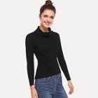 Shein Stepped Hem Soft Knit Jumper