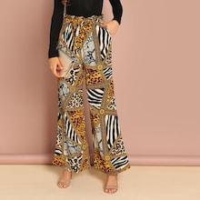 Shein Paperbag Waist Palazzo Pants