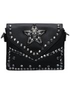 Shein Black Magnetic Studded Skull Satchel Bag