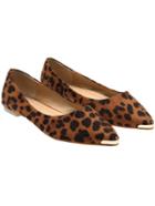 Shein Leopard Casual Point Toe Flats