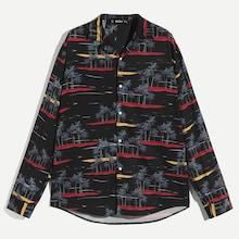 Shein Men Plants Print Shirt