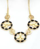 Shein Black Antiwar Gemstone  Necklace