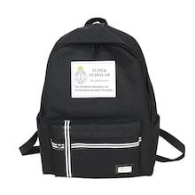 Shein Men Striped Detail Canvas Backpack