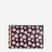 Shein Heart Pattern Pu Clutch Bag