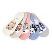 Shein Dog Pattern Invisible Socks 5pairs