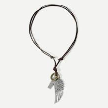 Shein Men Wing Pendant Necklace