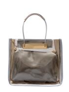 Shein Transparent Handbag With Clutch 2pcs