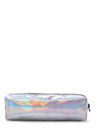 Shein Bright Silver Makeup Case