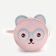 Shein Girls Bear Design Crossbody Bag