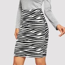 Shein Animal Print Bodycon Skirt