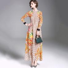 Shein Cartoon & Dot Print Longline Dress