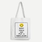 Shein Emoji Print Tote Bag