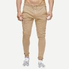 Shein Men Zip Front Drawstring Pants