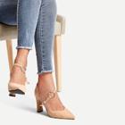 Shein High Vamp Strap Detail Heels