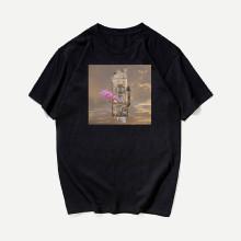 Shein Men Flying House Print Tee