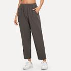 Shein Solid Straight Pants