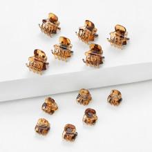 Shein Mini Leopard Print Hair Clip 12pcs