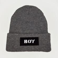 Shein Men Letter Pattern Beanie Hat