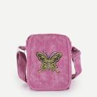Shein Girls Butterfly Embroidery Crossbody Bag