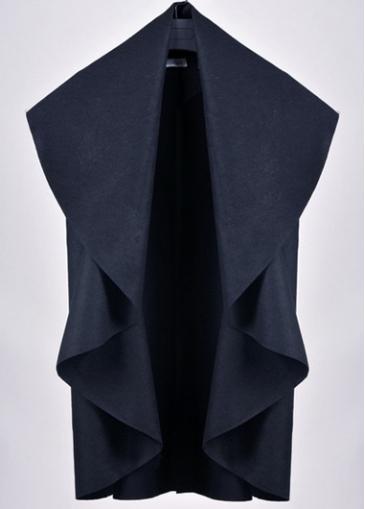 Rosewe New Arrival Sleeveless Turndown Collar Trench Coat For Lady