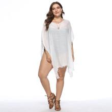 Shein Plus Pom Pom Hem Cover Up