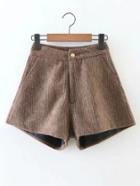 Shein Ribbed Corduroy Shorts