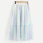 Shein Water Color Mesh Skirt