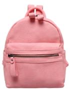 Shein Pink Zipper Pu Backpack