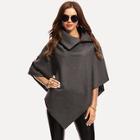 Shein Asymmetric Hem Collar Sweatshirt