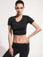 Shein Active Crop Gym T-shirt