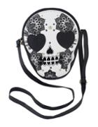Shein Cute Skull Printed Leather Shoulder Bag