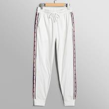 Shein Men Letter Tape Drawstring Waist Pants