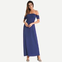 Shein Off Shoulder Longline Dress