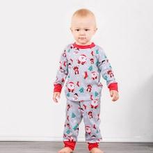 Shein Toddler Girls Christmas Print Top With Pants