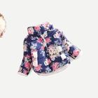 Shein Girls Floral Print Outerwear